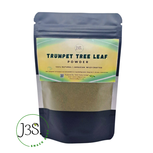 Jamaican trumpet tree leaf Powder